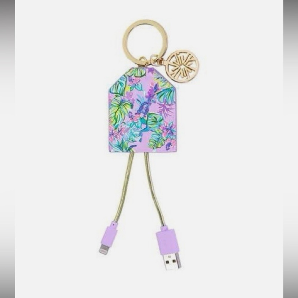 Lily Pulitzer charger bag charm
